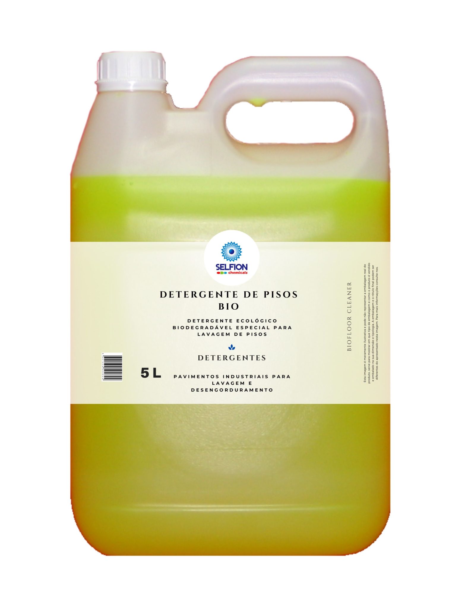 Detergente De Pisos Bio 5lts Ldq Loja Dos Químicos 